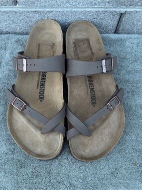 BIRKENSTOCK MAYARI BIRKO-FLOR WOMEN'S SANDALS BROWN SIZE US 11-11.5